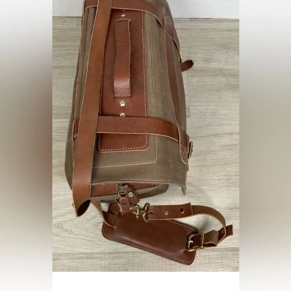 White Wing Business/ Travel Duffel waxed Bag.